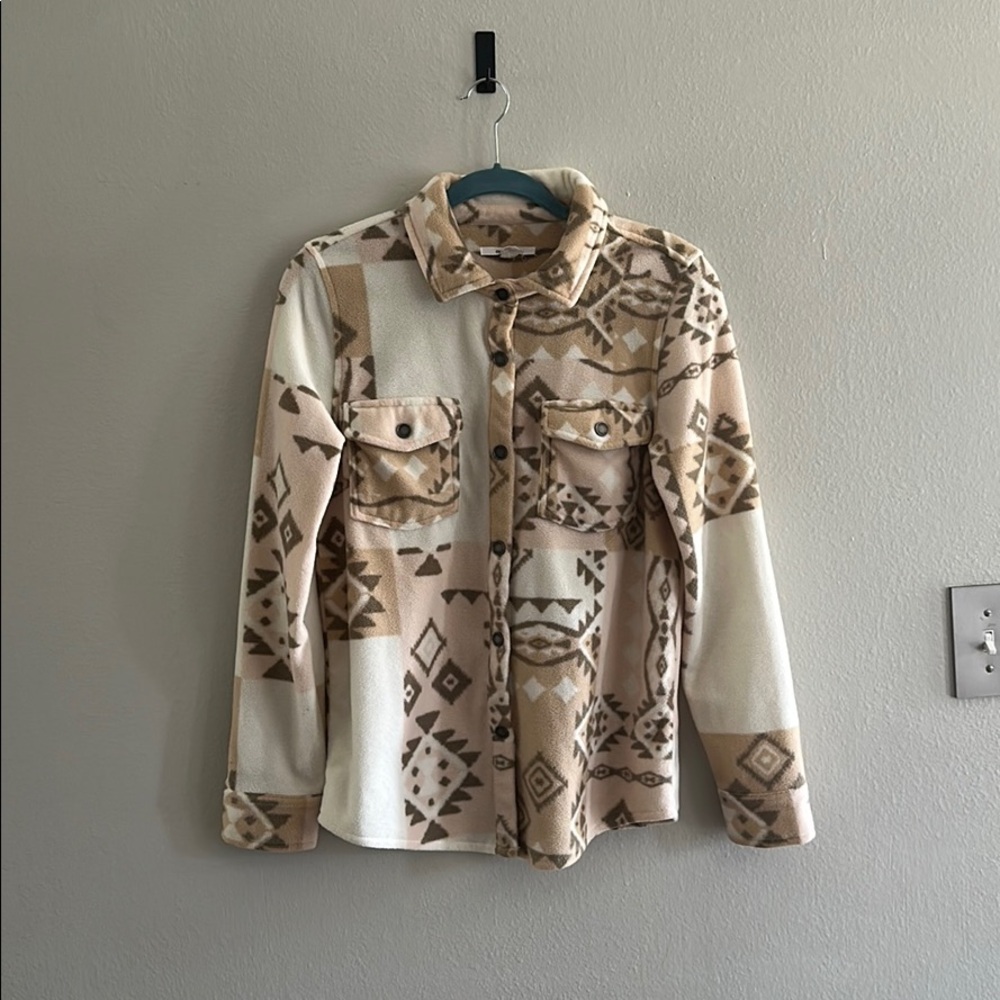 Zuma Fleece Button-up Shirt Jacket
